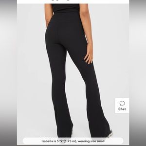 OFFLINE By Aerie Real Me Waffle High Waisted Ruched Flare Legging